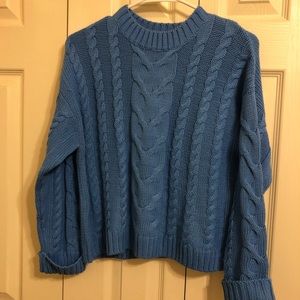 Girls blue zara sweater